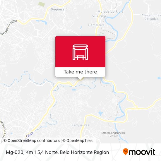 Mg-020, Km 15,4 Norte map