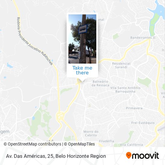 Av. Das Américas, 25 map