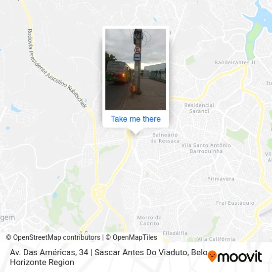 Av. Das Américas, 34 | Sascar Antes Do Viaduto map