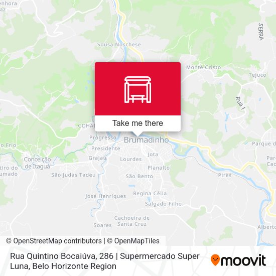 Rua Quintino Bocaiúva, 286 | Supermercado Super Luna map