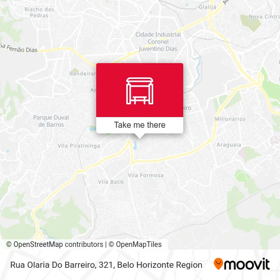 Rua Olaria Do Barreiro, 321 map