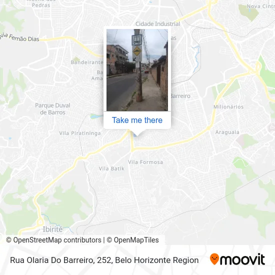 Rua Olaria Do Barreiro, 252 map