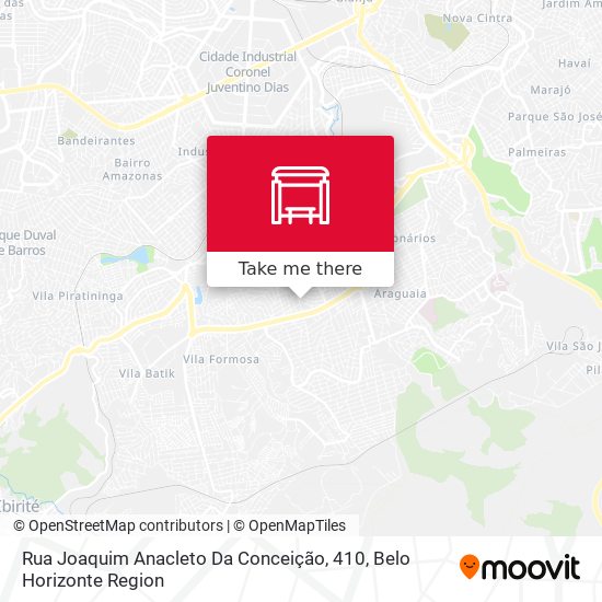 Mapa Rua Joaquim Anacleto Da Conceição, 410