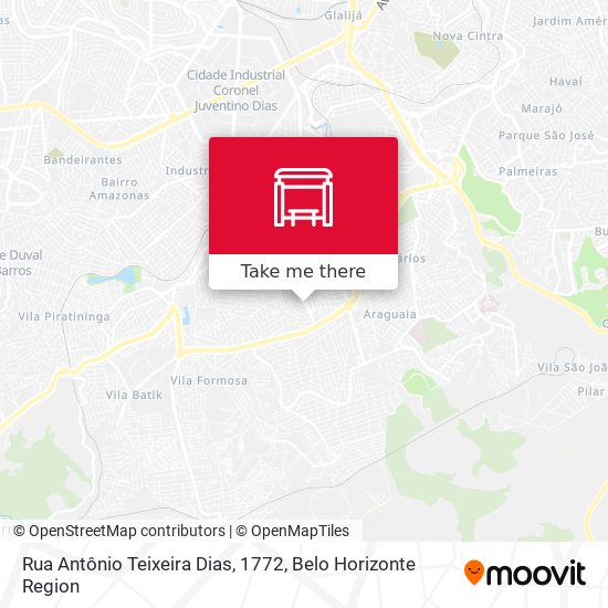 Rua Antônio Teixeira Dias, 1772 map