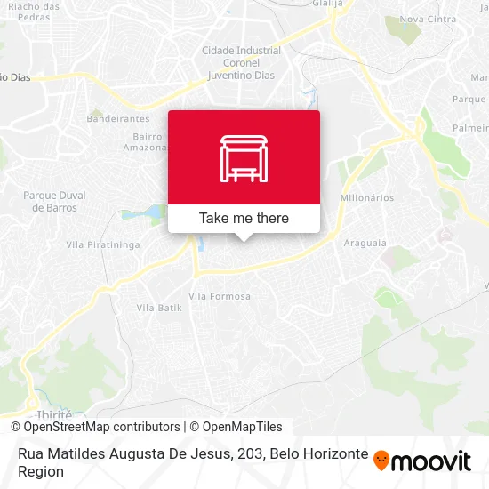 Rua Matildes Augusta De Jesus, 203 map