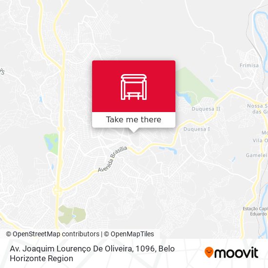 Mapa Av. Joaquim Lourenço De Oliveira, 1096