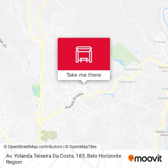 Mapa Av. Yolanda Teixeira Da Costa, 183