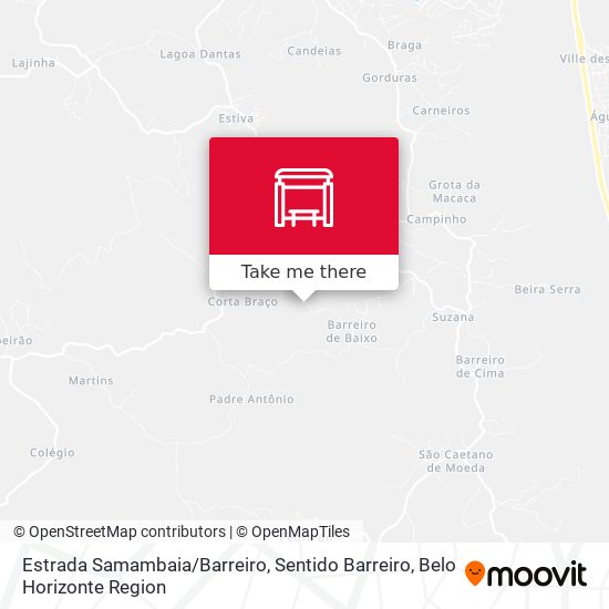 Estrada Samambaia / Barreiro, Sentido Barreiro map