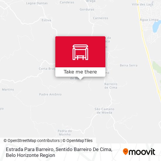 Estrada Para Barreiro, Sentido Barreiro De Cima map