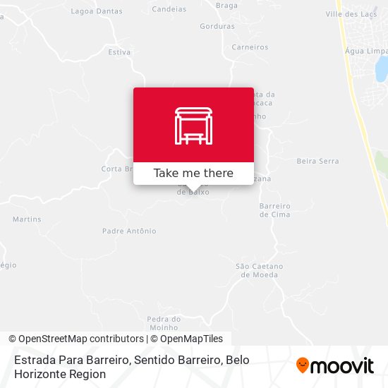 Estrada Para Barreiro, Sentido Barreiro map