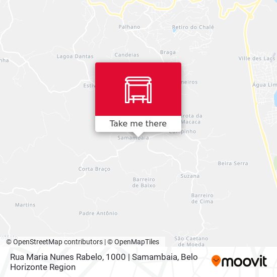 Rua Maria Nunes Rabelo, 1000 | Samambaia map