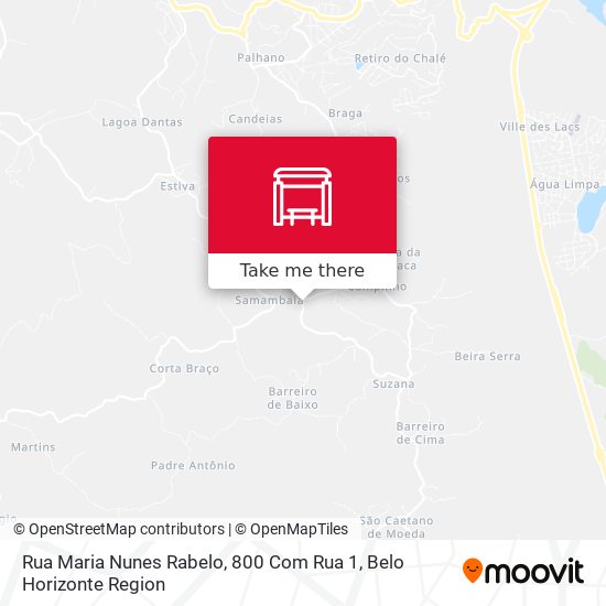 Rua Maria Nunes Rabelo, 800 Com Rua 1 map