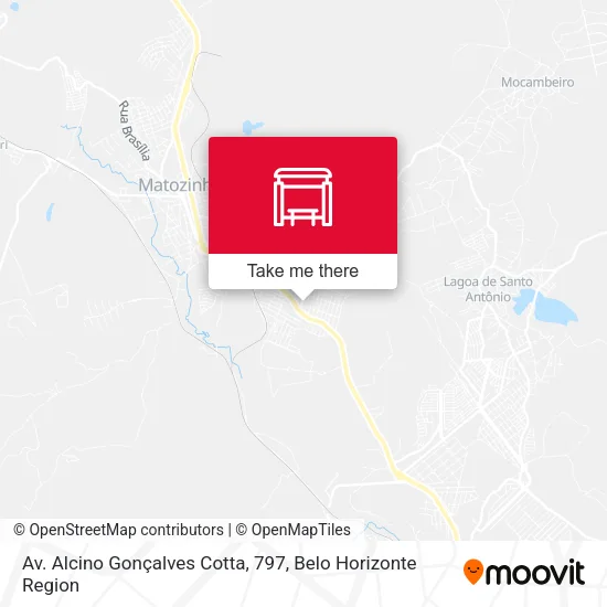 Mapa Av. Alcino Gonçalves Cotta, 797
