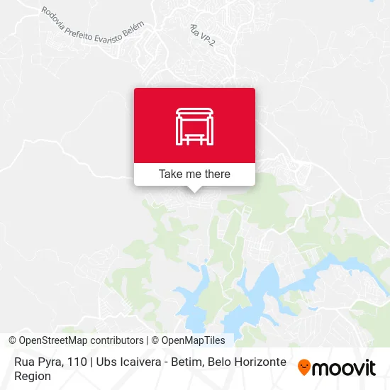 Rua Pyra, 110 | Ubs Icaivera - Betim map