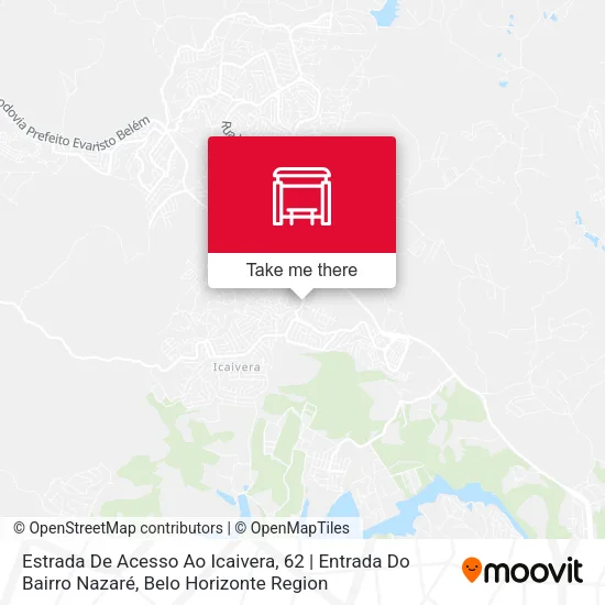 Estrada De Acesso Ao Icaivera, 62 | Entrada Do Bairro Nazaré map
