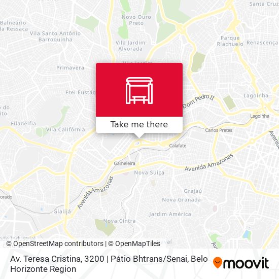 Av. Teresa Cristina, 3200 | Pátio Bhtrans / Senai map