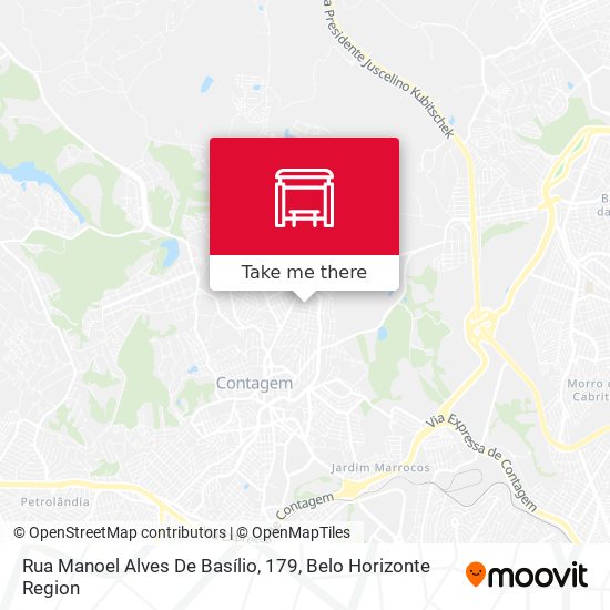 Rua Manoel Alves De Basílio, 179 map