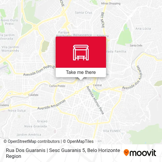 Rua Dos Guaranis | Sesc Guaranis 5 map