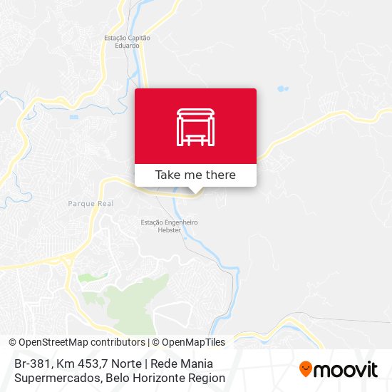Br-381, Km 453,7 Norte | Rede Mania Supermercados map
