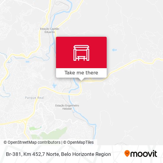 Br-381, Km 452,7 Norte map