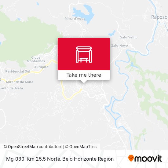 Mg-030, Km 25,5 Norte map