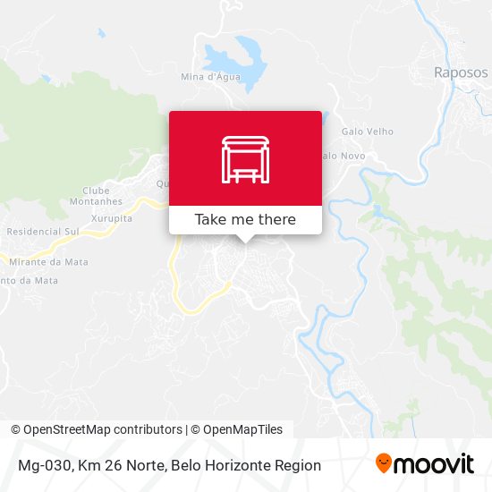 Mg-030, Km 26 Norte map