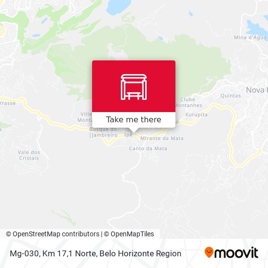 Mg-030, Km 17,1 Norte map