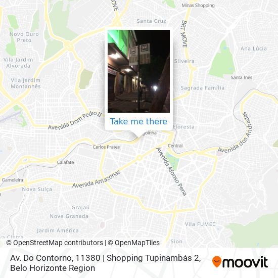 Mapa Av. Do Contorno, 11380 | Shopping Tupinambás 2