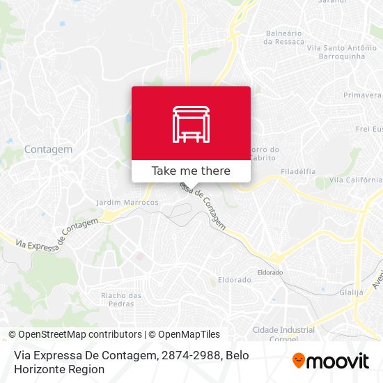 Via Expressa De Contagem, 2874-2988 map