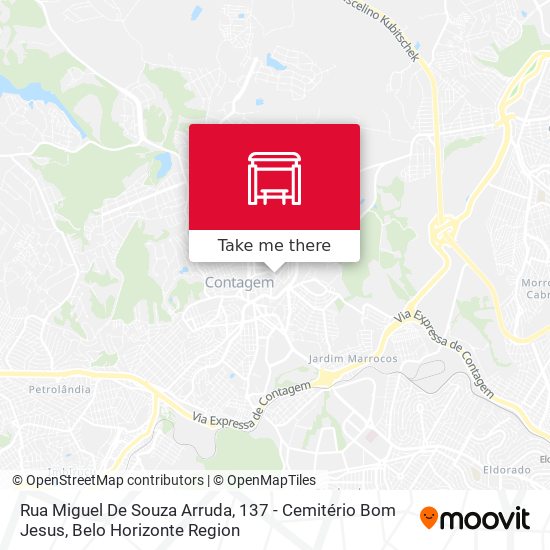 Rua Miguel De Souza Arruda, 137 - Cemitério Bom Jesus map