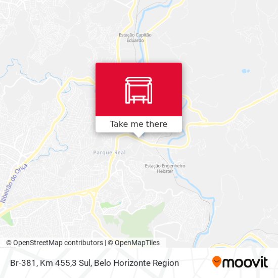 Br-381, Km 455,3 Sul map