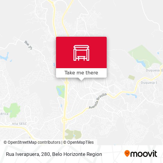 Rua Iverapuera, 280 map