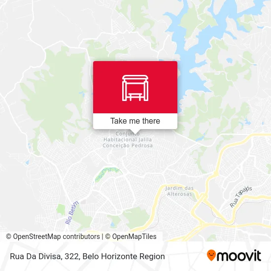 Rua Da Divisa, 322 map