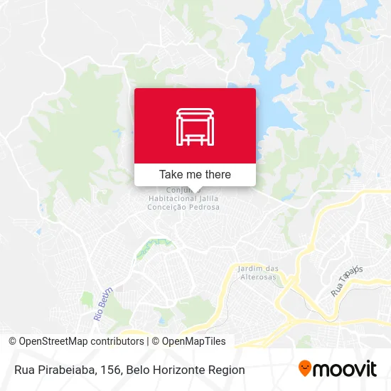 Rua Pirabeiaba, 156 map