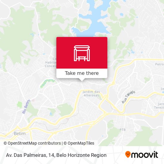 Av. Das Palmeiras, 14 map