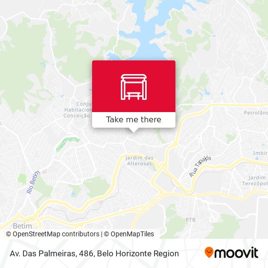 Av. Das Palmeiras, 486 map