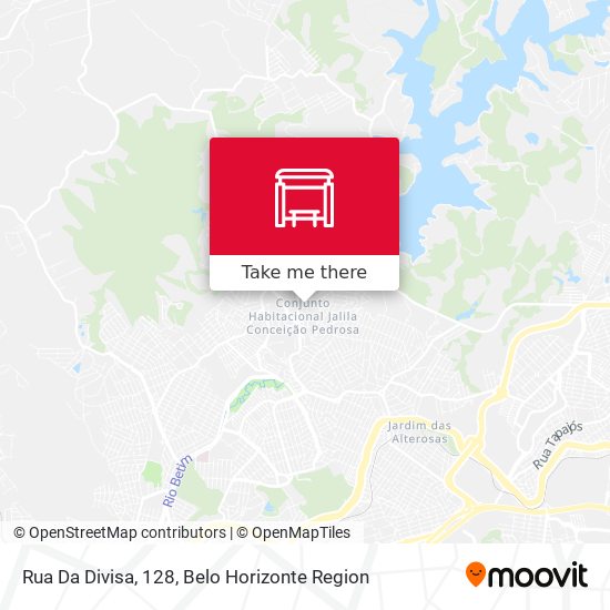 Rua Da Divisa, 128 map