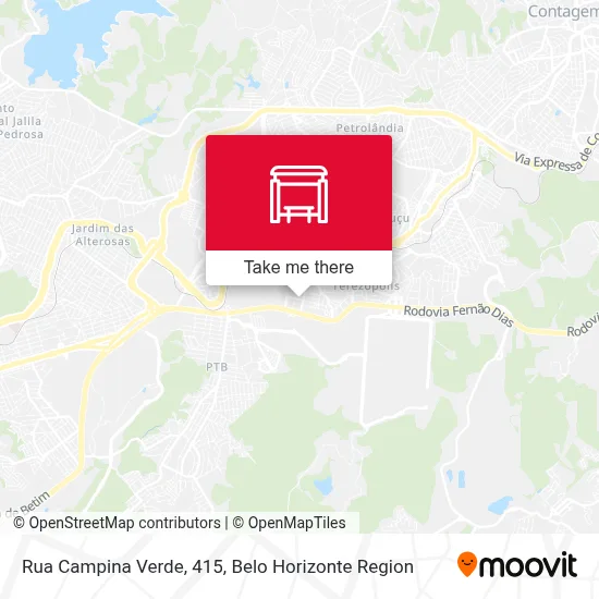 Rua Campina Verde, 415 map