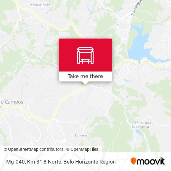 Mg-040, Km 31,8 Norte map