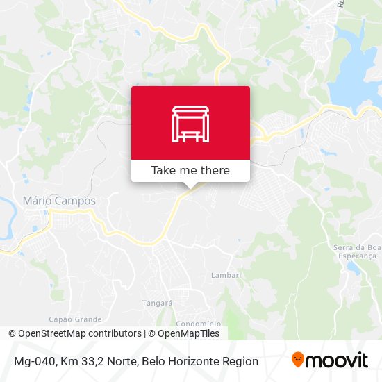 Mg-040, Km 33,2 Norte map