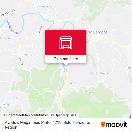 Av. Gov. Magalhães Pinto, 4210 map