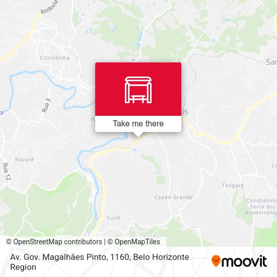 Av. Gov. Magalhães Pinto, 1160 map