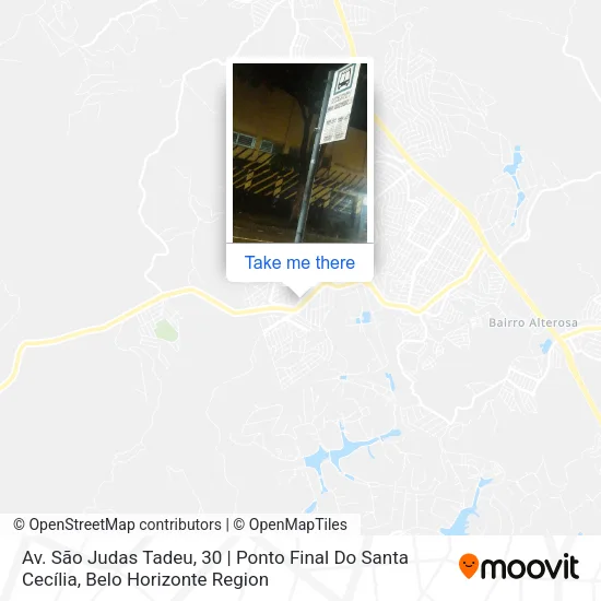 Av. São Judas Tadeu, 30 | Ponto Final Do Santa Cecília map