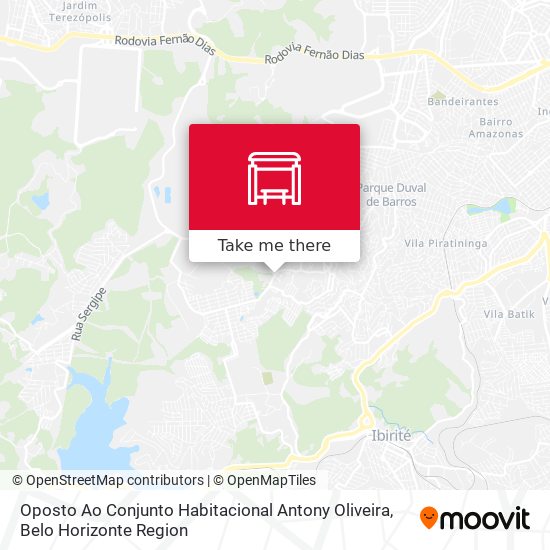 Oposto Ao Conjunto Habitacional Antony Oliveira map