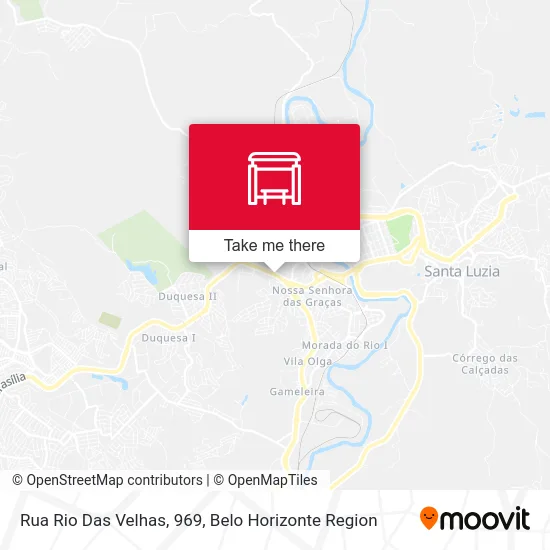 Rua Rio Das Velhas, 969 map