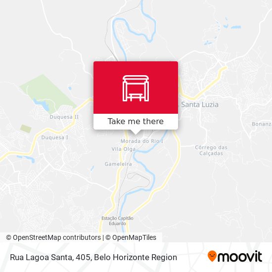 Rua Lagoa Santa, 405 map