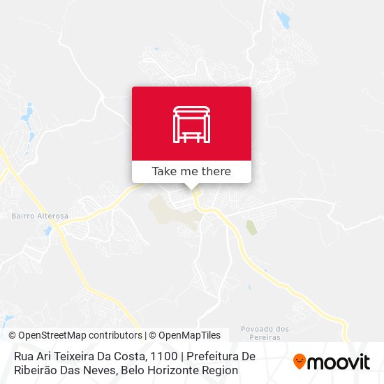 Rua Ari Teixeira Da Costa, 1100 | Prefeitura De Ribeirão Das Neves map