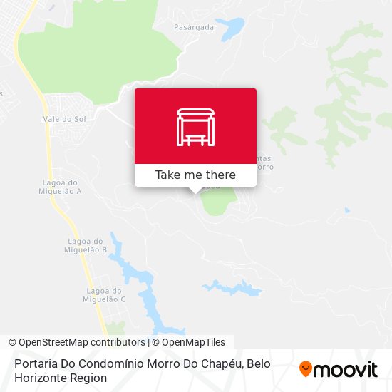 Portaria Do Condomínio Morro Do Chapéu map