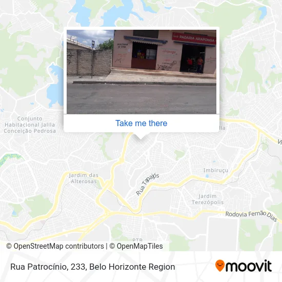 Rua Patrocínio, 233 map