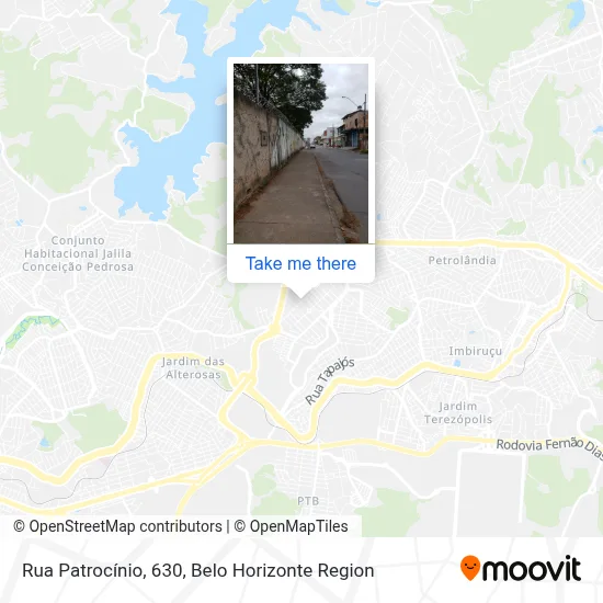 Rua Patrocínio, 630 map